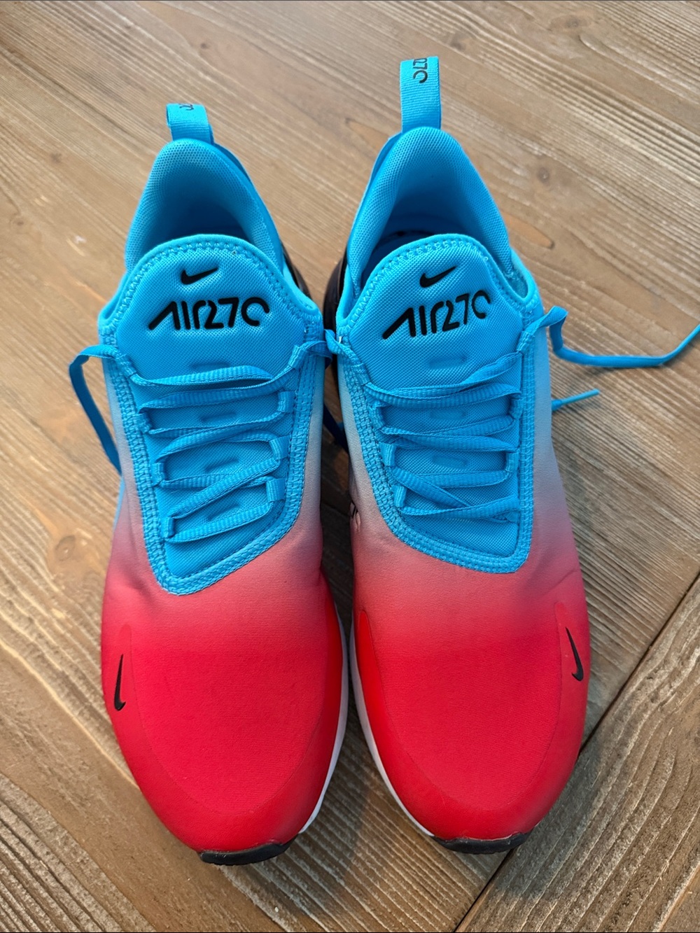 Nike Air270 Gradient Red and Blue Men's Sneakers